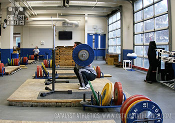Greg back squat - Olympic Weightlifting, strength, conditioning, fitness, nutrition - Catalyst Athletics