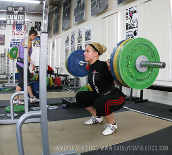 Kara back squat - Olympic Weightlifting, strength, conditioning, fitness, nutrition - Catalyst Athletics
