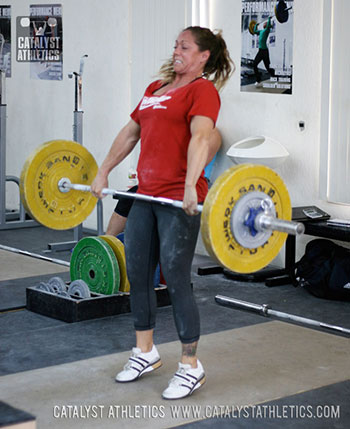 Jocelyn power clean - Olympic Weightlifting, strength, conditioning, fitness, nutrition - Catalyst Athletics